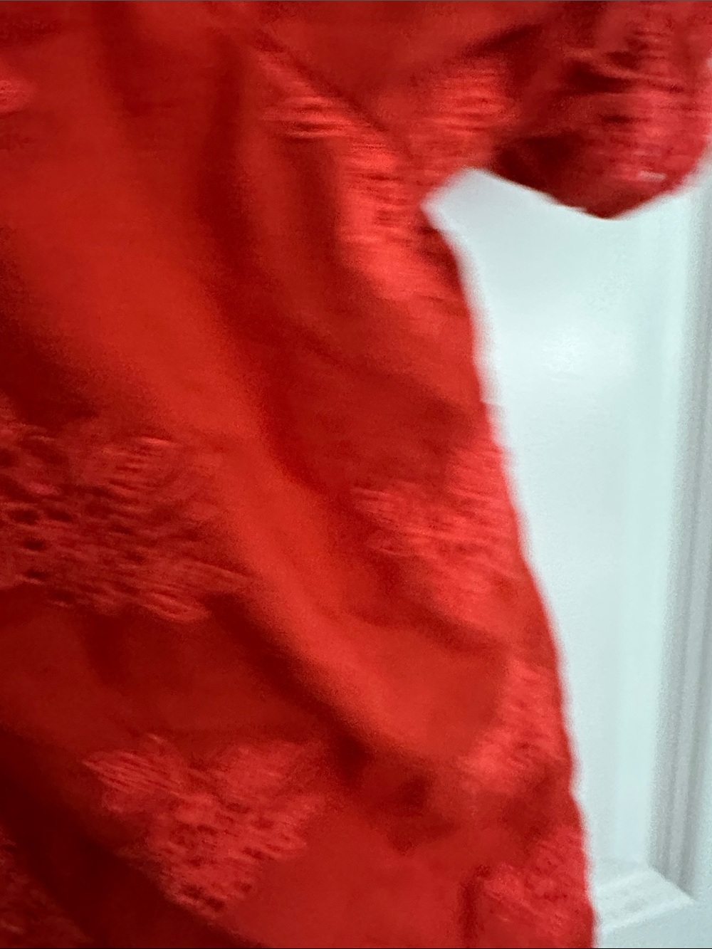 J. Crew Red Embroidered Peasant Blouse - Picture 3 of 5